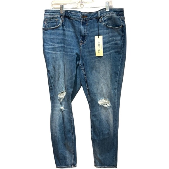 Vigoss Jagger Skinny Destructed Jeans in Size 20 - Picture 2 of 2